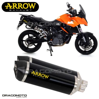 Silenziatore KTM 990 ADVENTURE 2008 2009 ARROW ALU Nero CC RACE-TECH - Изображение 1 из 4