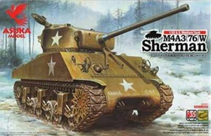 Asuka Model 1/35 US Army Medium Tank M4A3 76W Sherman Plastic Model|Toys|Hobby - Picture 1 of 4