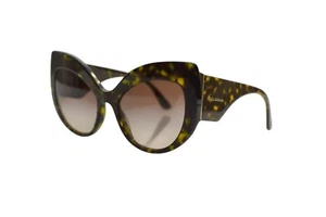 DOLCE GABBANA 4321/502/13 Cat Eye Brown Havana Frame Sunglasses Gradient Lens - Picture 1 of 9