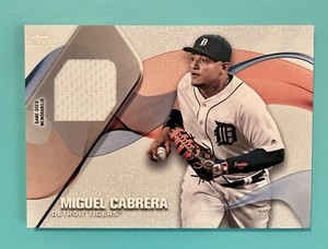 2017 Topps Miguel Cabrera Major League Material Jersey Relic Card