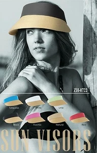 C.C Mujer Visera Ajustable Banda para Sudar Aplastable Embalable Sombrero Protección SPF50 - Imagen 1 de 13