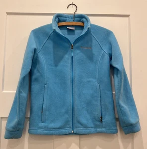 Columbia Sportswear Full Zip Fleece Jacket Size Youth Medium 10/12 Blue - Picture 1 of 3