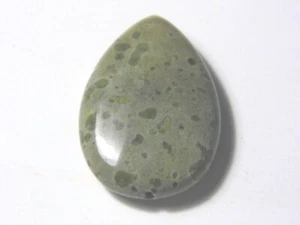 43.22CT Minimum 31x22x8mm Green Dragon Blood Jasper Teardrop Natural Bead   - Picture 1 of 14