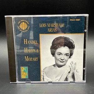 Arias: Handel, Hayden & Mozart - Lois Marshall CD - Picture 1 of 4