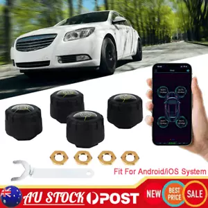 4x Bluetooth 5.1 Wireless Car TPMS Tire Pressure Monitor System External Sensors - Picture 1 of 8