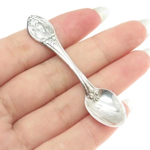 925 Sterling Silber Vintage 1979 Connecticut Salz & Gewürze Löffel - Bild 1 von 9