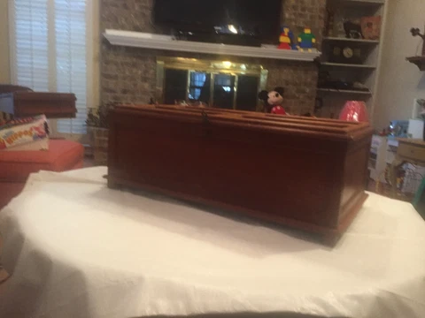 PIE SAFE OR CURED MEATS SAFE-UNUSUAL VINTAGE PENNSYLVANIA TABLE TOP MAHOGANY Cover