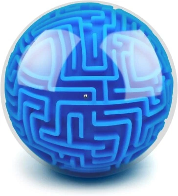 Puzzle Ball for Kids, Maze Ball Unisex Adults Gift Hard Difficulty - BLUE