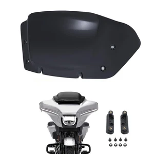 10" Wave Windshield Wind Splitter for Harley Street Glide FLHX 2023-2024 - Picture 1 of 9