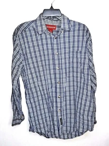 Camisa de vestir Old College Inn para hombre talla mediana color a cuadros manga larga - Imagen 1 de 3