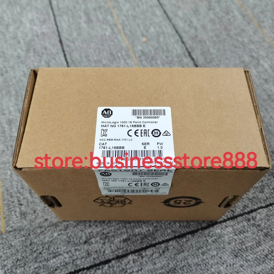 New Factory Sealed AB 1761-L16BBB SER E MicroLogix1000 16 Point Controller - Image 1 of 4