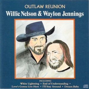 WILLIE NELSON & WAYLON JENNINGS - OUTLAW REUNION 16 TRACK CD -1997 K-TEL ECD3344 - Picture 1 of 2