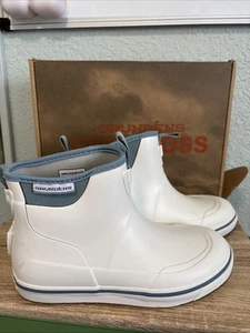 Grundens Deck-Boss 6" Stiefelette weiß 5 NEU - Bild 1 von 7