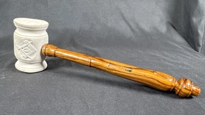 ✨Masonic Freemason Stone Gavel- King Solomons Quarry Jerusalem✨ - Picture 1 of 8