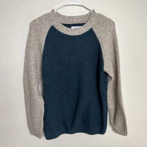 Zara Boys Knit Sweater Size 13-14 Green and Beige Excellent Condition  - Picture 1 of 3