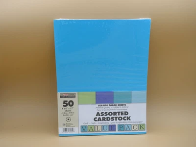 The Paper company Assorted cardstock 50 sheets 8.5"x11" - Image 1 of 2
