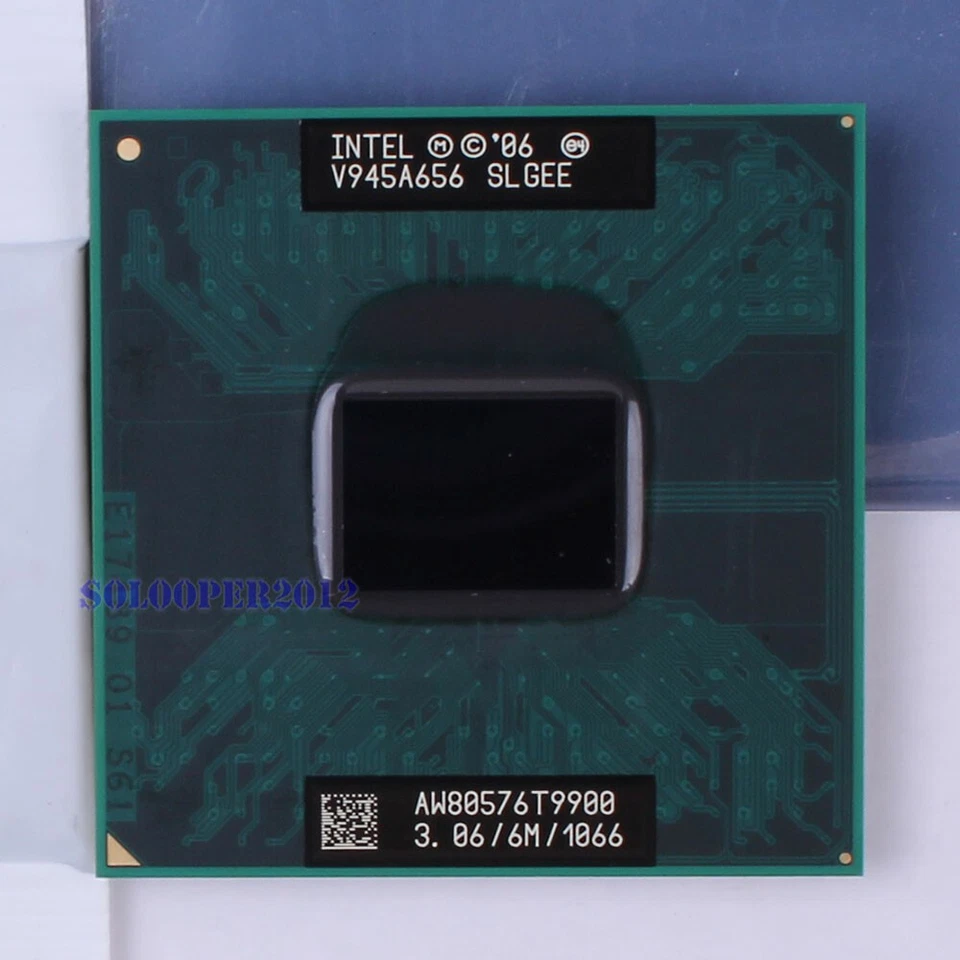 Free shipping Intel Core 2 Duo T9900 (SLGEE) CPU Processor 3.06 GHz - Image 1 of 1