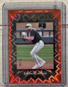 2025 Donruss Baseball Jordan Lawlar Elite Series Red Xplosion Parallel SP #98/99 - Picture 1 of 7
