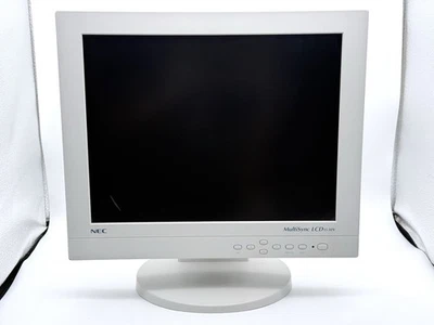 NEC MultiSync LCD1530V 15" 4:3 1024x768 VGA LCD Monitor Beige Tested SEE VIDEO! - Image 1 of 4