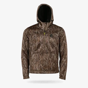 Gator Wader Catahoula 1/2 Zip Hoodie Mossy Oak Bottomland Men's Size: Medium - Picture 1 of 6