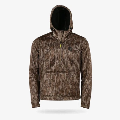 Gator Wader Catahoula 1/2 Zip Hoodie Mossy Oak Bottomland Men's Size: Medium - Image 1 of 4