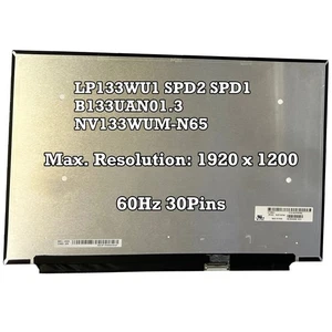 LP133WU1 SPD2 SPD1 B133UAN01.3 NV133WUM-N65 LCD Bildschirm HP 13-be 1920×1200 - Bild 1 von 2