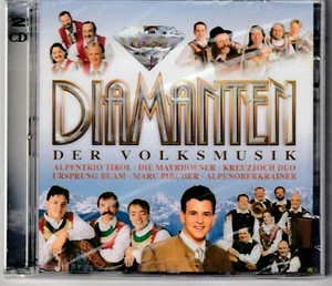 DIAMANTEN DER VOLKSMUSIK 2 CD'S /NEU / MAYRHOFNER ALPENTRIO TIROL DE RANDFICHTEN - Afbeelding 1 van 2