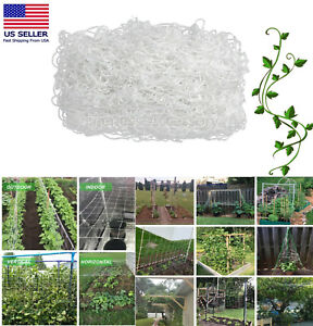 15/30/FT Heavy Duty Grow Trellis Netting 6" Mesh Nylon Polyester Plant Support
