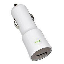 HTC Ładowarka samochodowa Car Charger CC C120 USB, In 10-30V, Out 5V, 1000mA, white