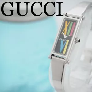 Gucci Analog Quartz Women Watch Women'S Roman Letter Bangle Vintage 704596673 - Picture 1 of 6