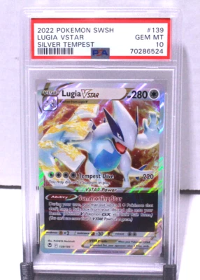 LUGIA VSTAR 2022 Pokemon Silver Tempest  139/195 PSA 10 - Image 1 of 4