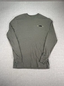 Camisa Vans Adulto Mediana Gris Mangas Largas Logotipo Clásico Para Hombre - Imagen 1 de 5