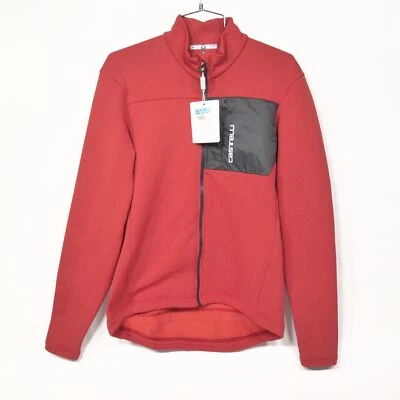Camiseta deportiva Castelli Unlimited Trail para hombre M manga larga polar cremallera completa roja bicicleta Foto 1 de 2
