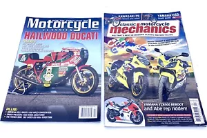 Motorcycle Classics Magazine Hailwood Ducati Motorcycle Mechanics Lot of 2 - Picture 1 of 3
