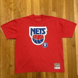 A Bathing Ape AAPE x New Jersey Nets Mitchell & Ness NBA XL Bape - Bild 1 von 7