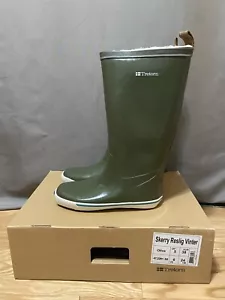 Stivali da pioggia Tretorn Skerry Resling Vinter foderati in gomma TG US donna 7/EUR 38 oliva - Foto 1 di 10
