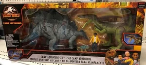 Jurassic World CAMP CRETACEOUS Adventure Set BARYONYX ANKYLOSAURUS BUMPY DARIUS - Picture 1 of 2