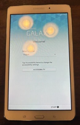 Samsung Galaxy Tab 4 SM-T337A 16GB, Wi-Fi + 4G (AT&T), 8 inch - White - Image 1 of 4