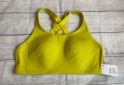 Nuevo con etiquetas Sujetador Lululemon Energy Soporte Alto YLSR Amarillo Talla 36B Foto 1 de 4