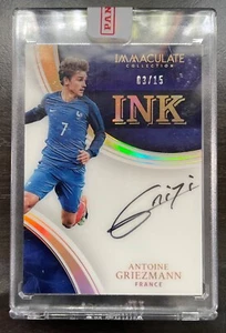 2017 Panini Immaculate Soccer Antoine Griezmann On Card Ink Auto 3/15 France - Picture 1 of 2
