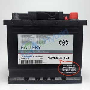 Genuine Toyota Yaris 12V Battery 52AH LN1 Battery 2005 To 2020 Oem 28800-AZC13 - Picture 1 of 1