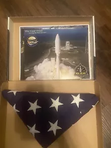 MILITARE BLACK OPS NRO - B-26 Bandiera e certificato di lancio di The Last Titan - Foto 1 di 7
