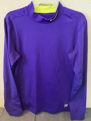 Camisa ajustada Nike para mujer mediana púrpura hiper cálida Pro Combat Foto 1 de 4