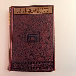 The Longfellow Geburtstagsbuch 1882 HC mit Signatureinträgen - Bild 1 von 12