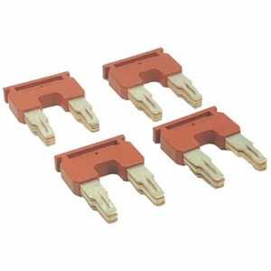 Dinkle DSS35N-02P DIN Rail Terminal Block Press-Fit Jumper DK35N 2-Pole 4 Pack - Picture 1 of 1