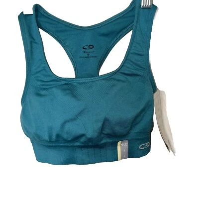 Sujetador deportivo Champion pequeño dúo seco sin costuras verde azulado para mujer/junior Foto 1 de 4