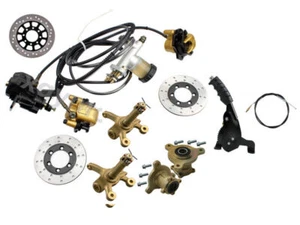 Vorderradnabe Lenkung 3 Bolzen Achsschenkel Spindel Bremsscheibe für ATV Quad Go Kart - Bild 1 von 12