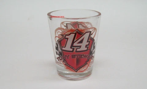 Tony Stewart Shot Glass #14 Racing Reflections New Cover