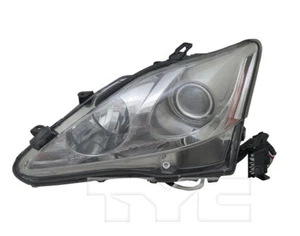 TYC Left Side Halogen Headlight for Lexus IS Sedan 11-13 & Convertible 12-15 - Picture 1 of 3