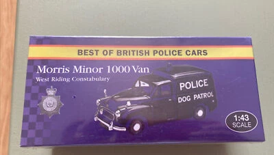 Atlas Best Of British Police Cars West Riding Morris Minor 1000 Van - Image 1 of 3